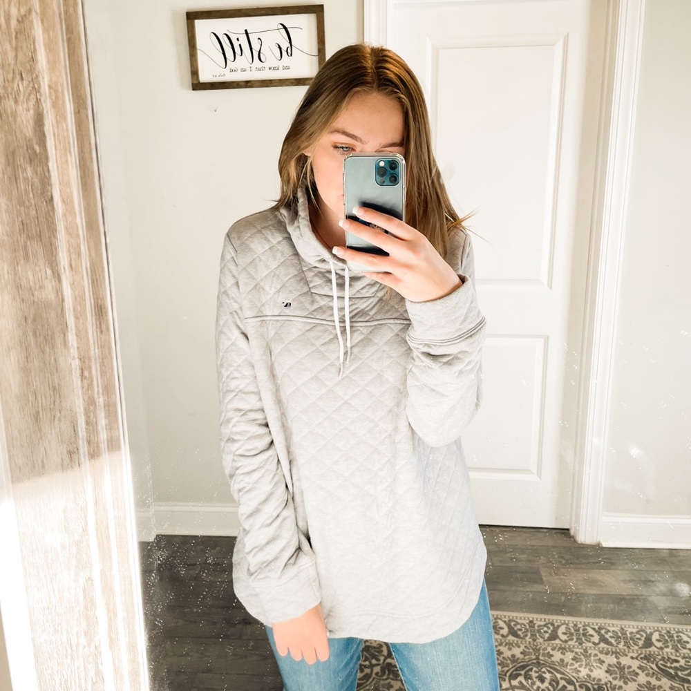 Vineyard Vines Grey Turtle Neck Pull Over